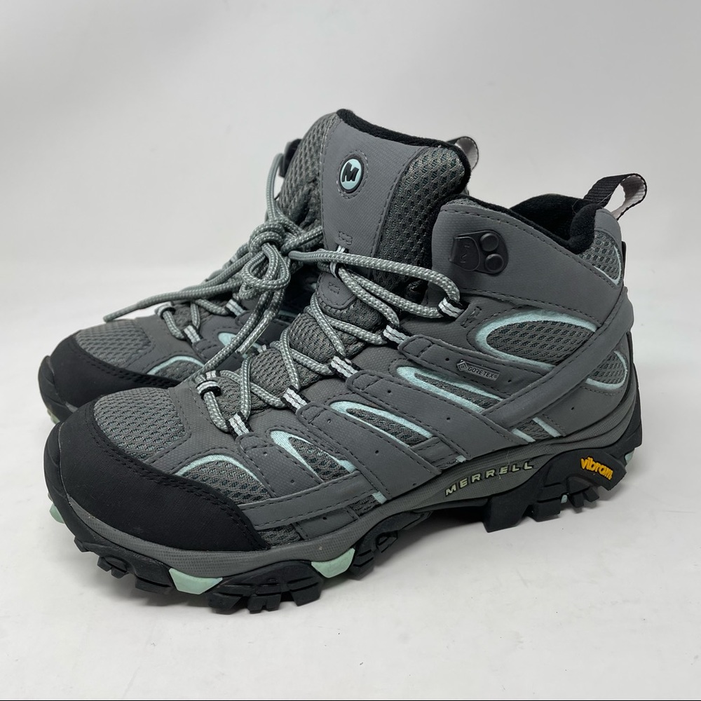 MERRELL Moab 2 Mid GORE -TEX Sedona Sage Hiking Shoes Size 8.5